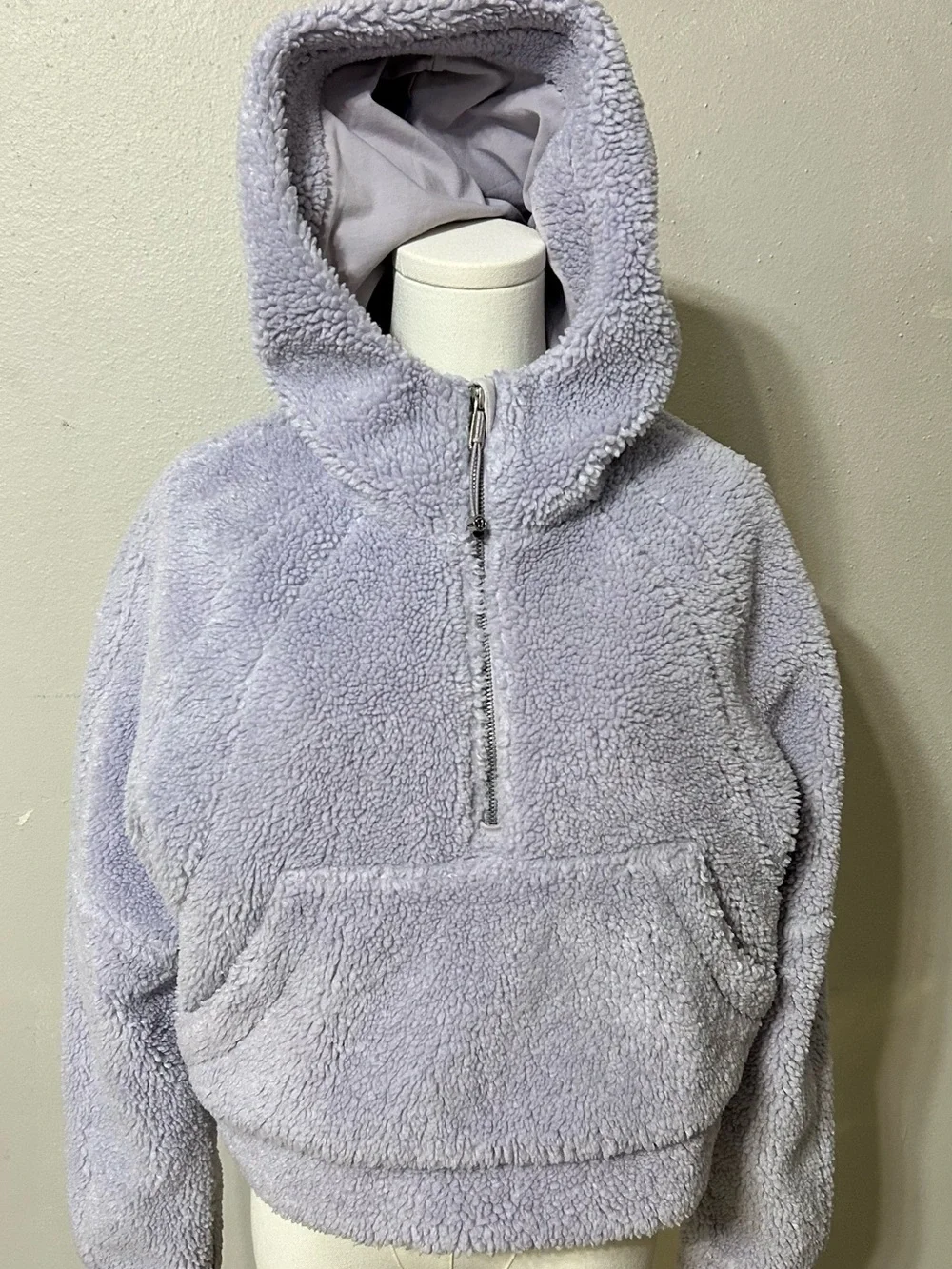 lululemon athletica Kids Lavender Hooded Sherpa Pullover